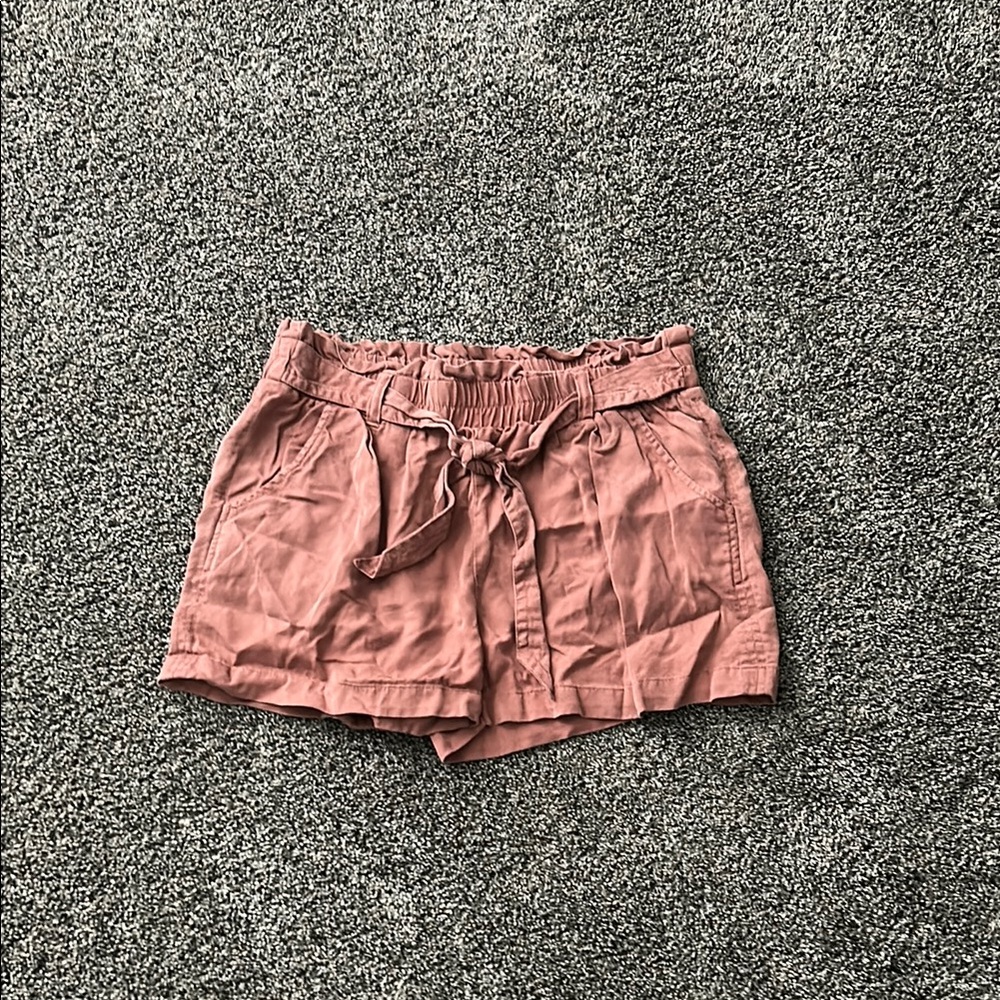 Jolt Pink High Waist Shorts Lightweight Summer Essential
